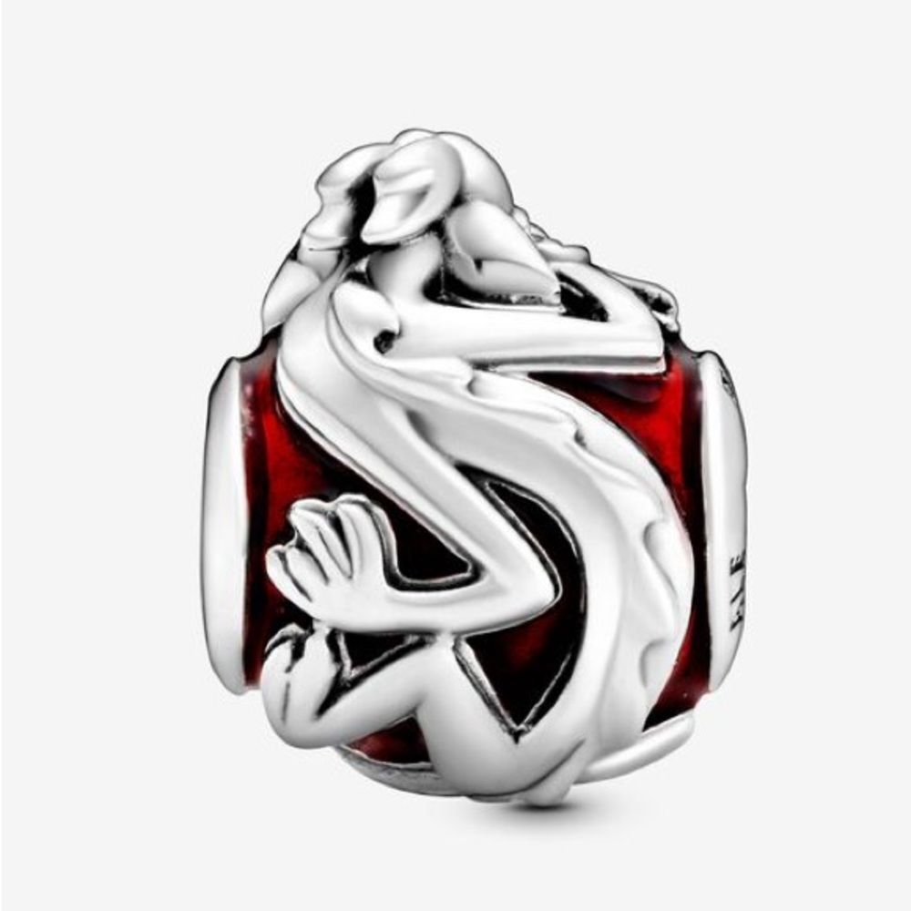 NWOT Pandora x Disney Mulan Mushu Silver Charm 798632C01 - Picture 5 of 15